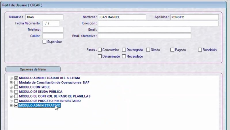 Paso 4 creación de usuario